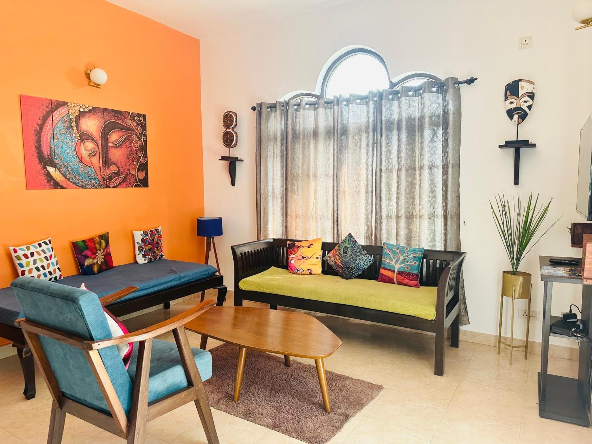Gr Stays - Duplex 3Bhk Villa With Pool Arpora I Baga Beach 5 Mins Kültér fotó