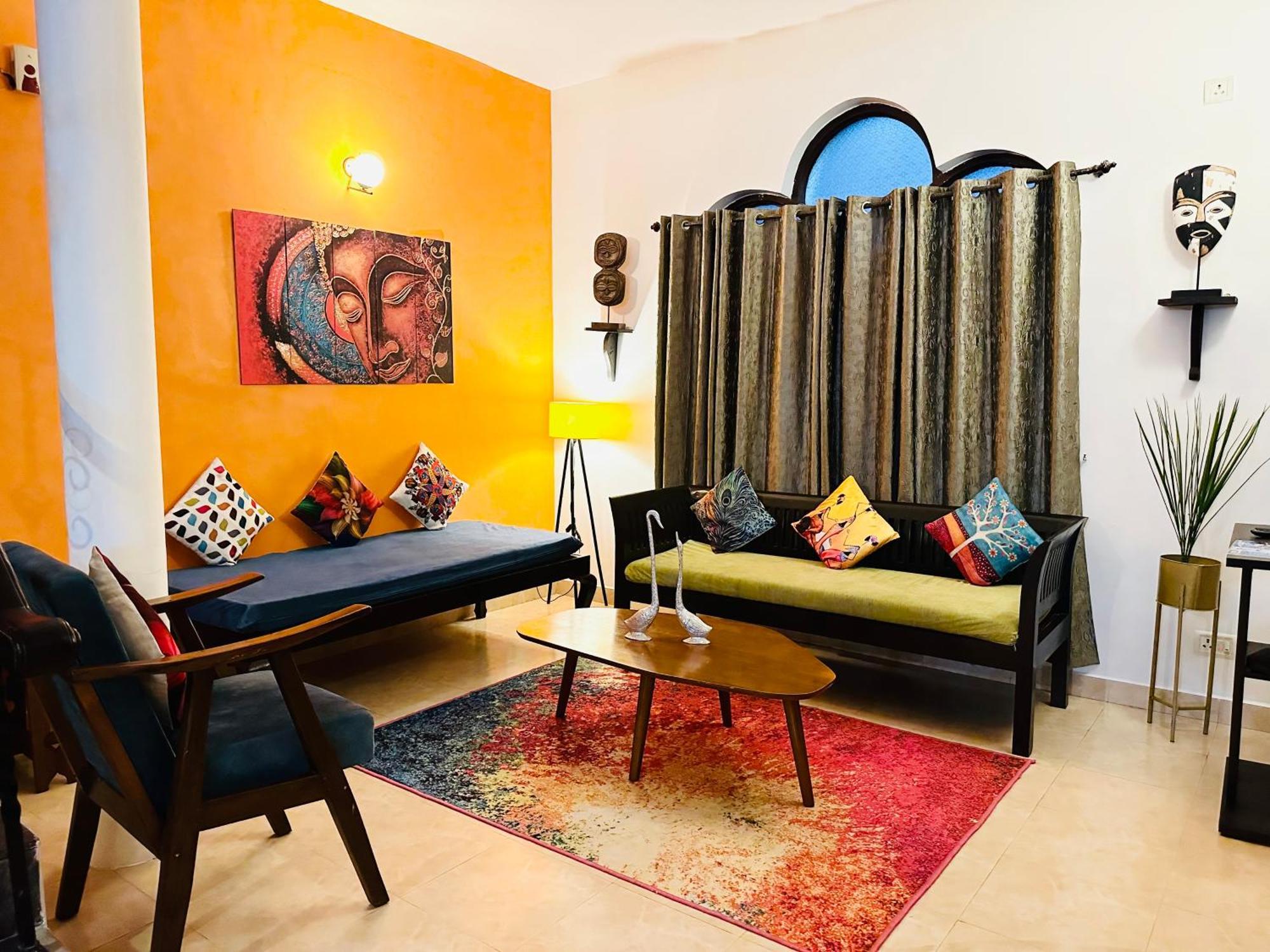 Gr Stays - Duplex 3Bhk Villa With Pool Arpora I Baga Beach 5 Mins Kültér fotó